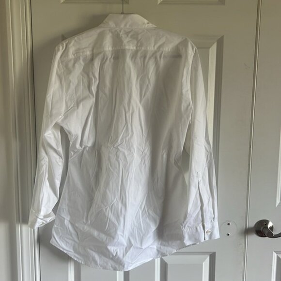 ROHE Women's Shirt Cotton White Button Down Size 42 US Size 10 - Picture 5 of 7